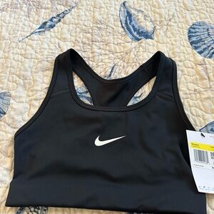 Nike Women's Black Racerback Sports Bra